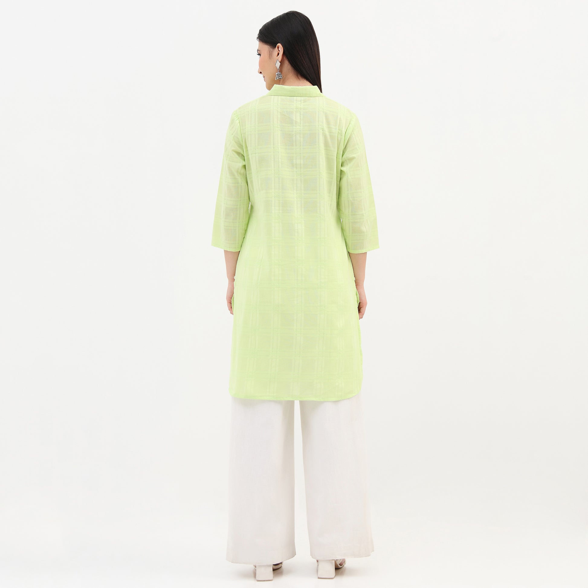 Cotton Woven Straight Kurta