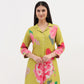 Printed Below Knee Straight Fit Kurta
