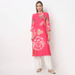 Printed A-Line Flared Kurta