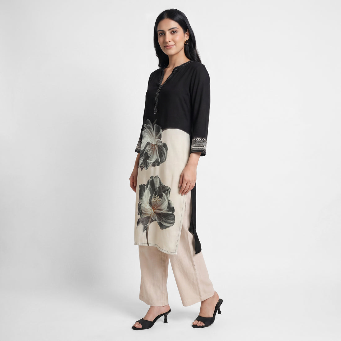 Printed Straight Kurta