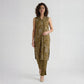 Printed Camp Collar Straight Kurta