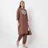 Motifs Knee Length Straight Kurta
