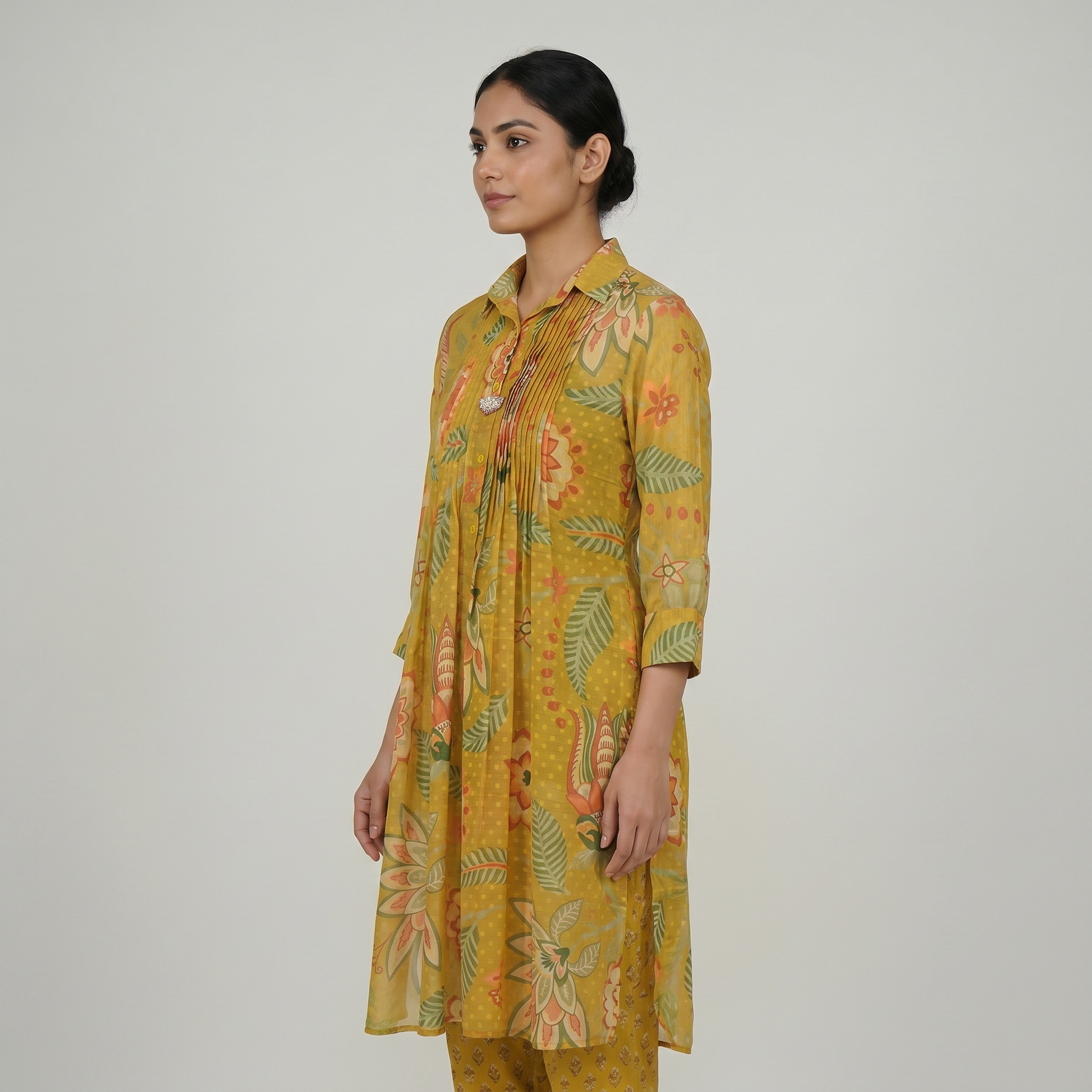 Printed Straight Flared Kurta