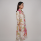 Printed V-Neck Straight Kurta