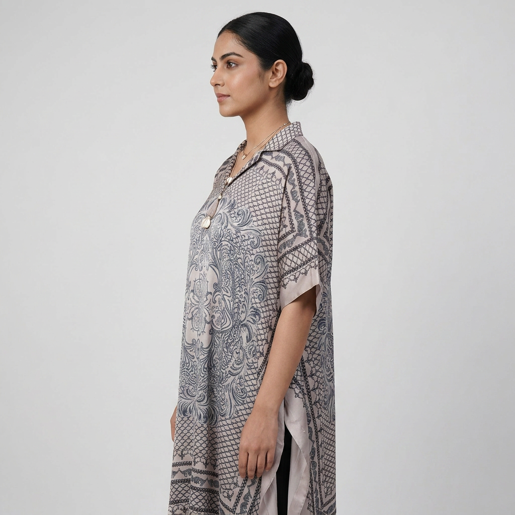 Printed Flared Kurta