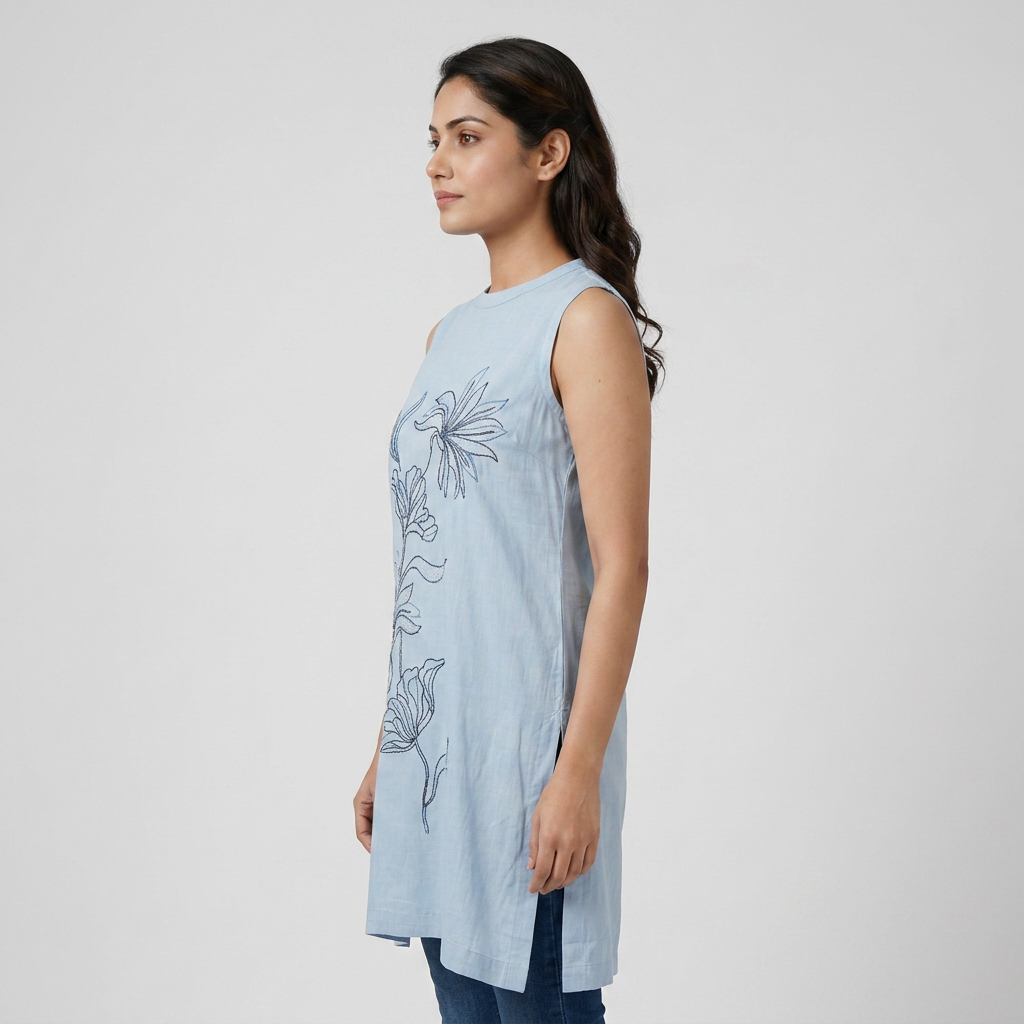 Embroidered Straight Kurta