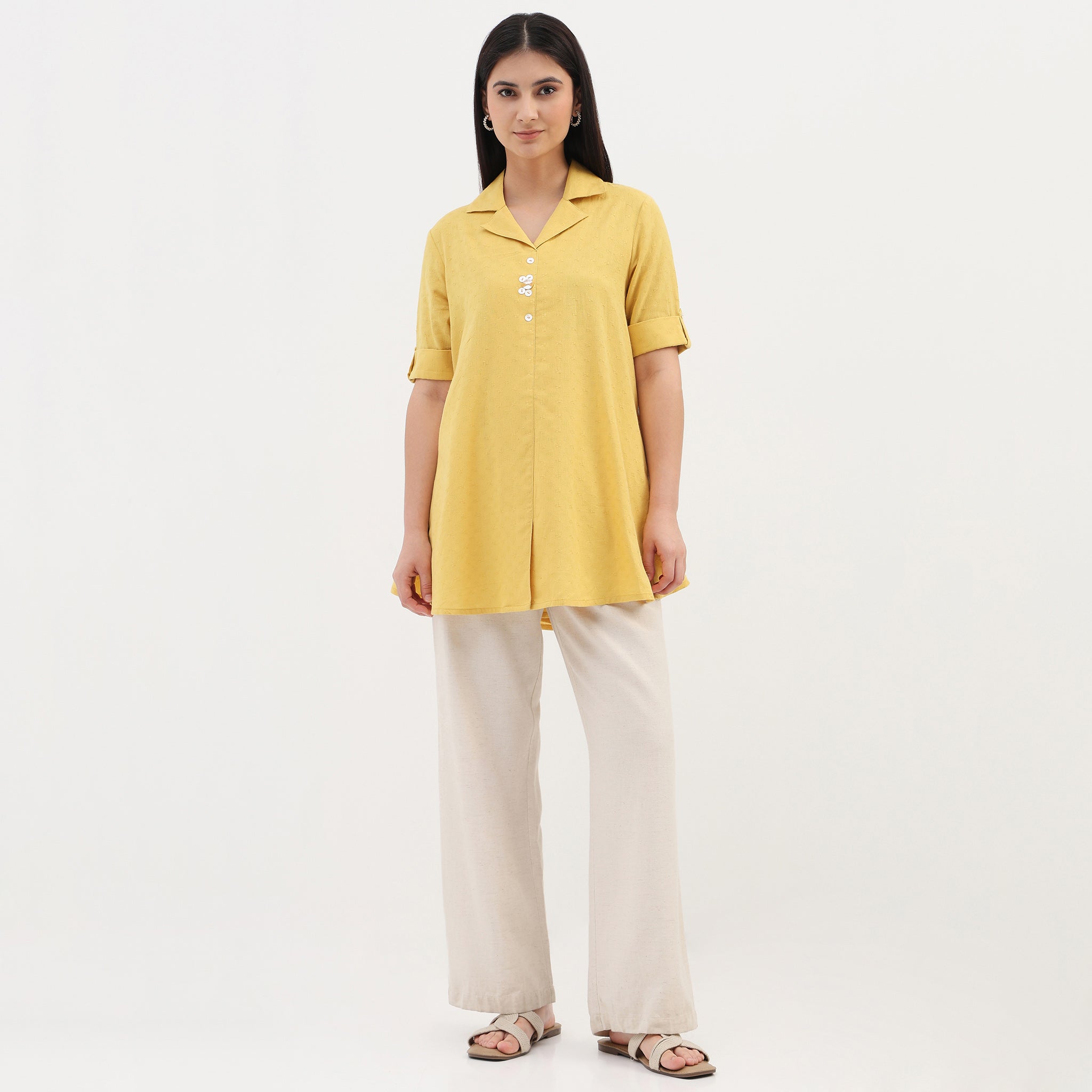 Cotton A-Line Kurta