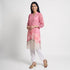Printed V-Neck Straight Kurta
