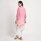 Printed V-Neck Straight Kurta