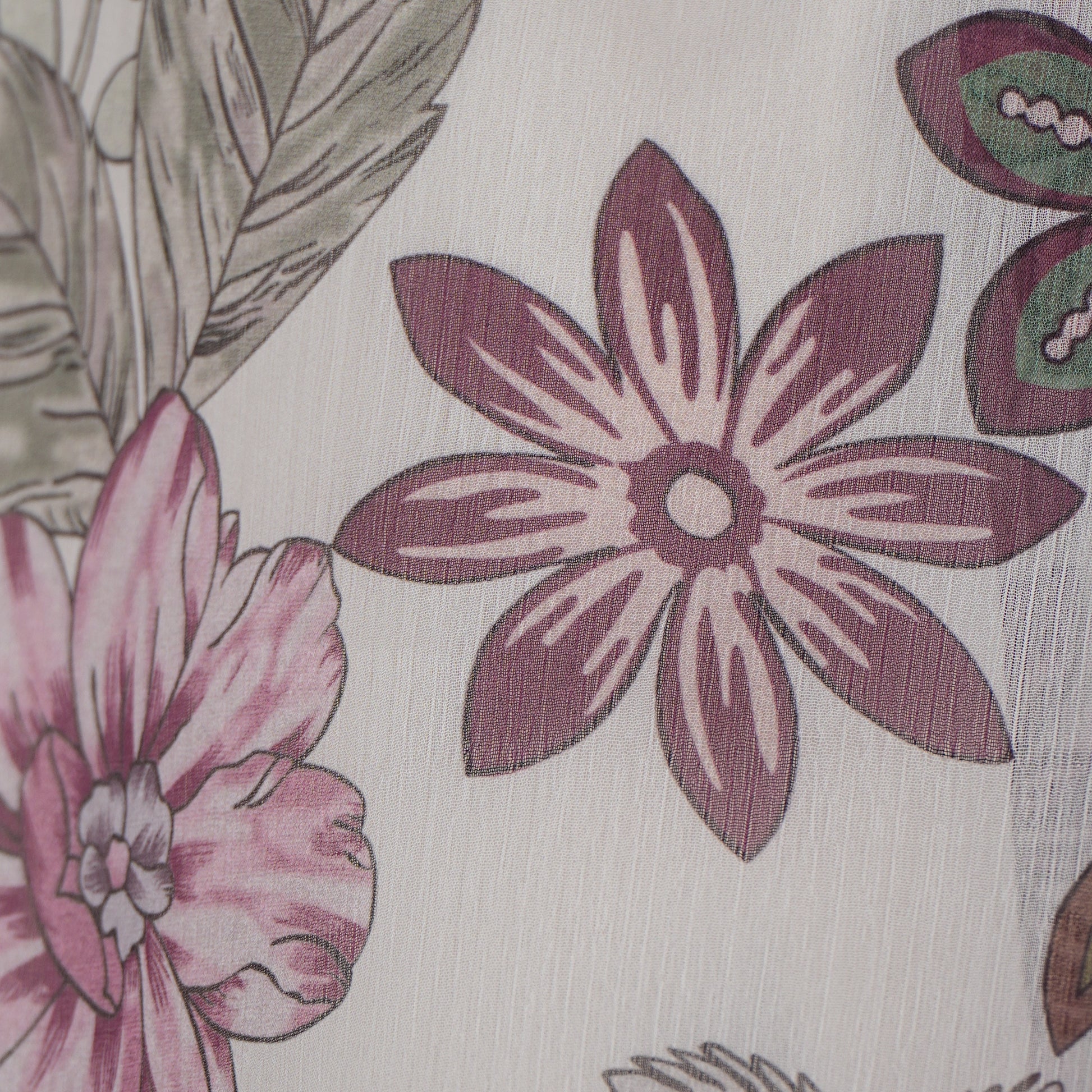 Printed V-Neck A-Line Kurta