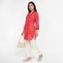 Printed Shirt Collar Kurta
