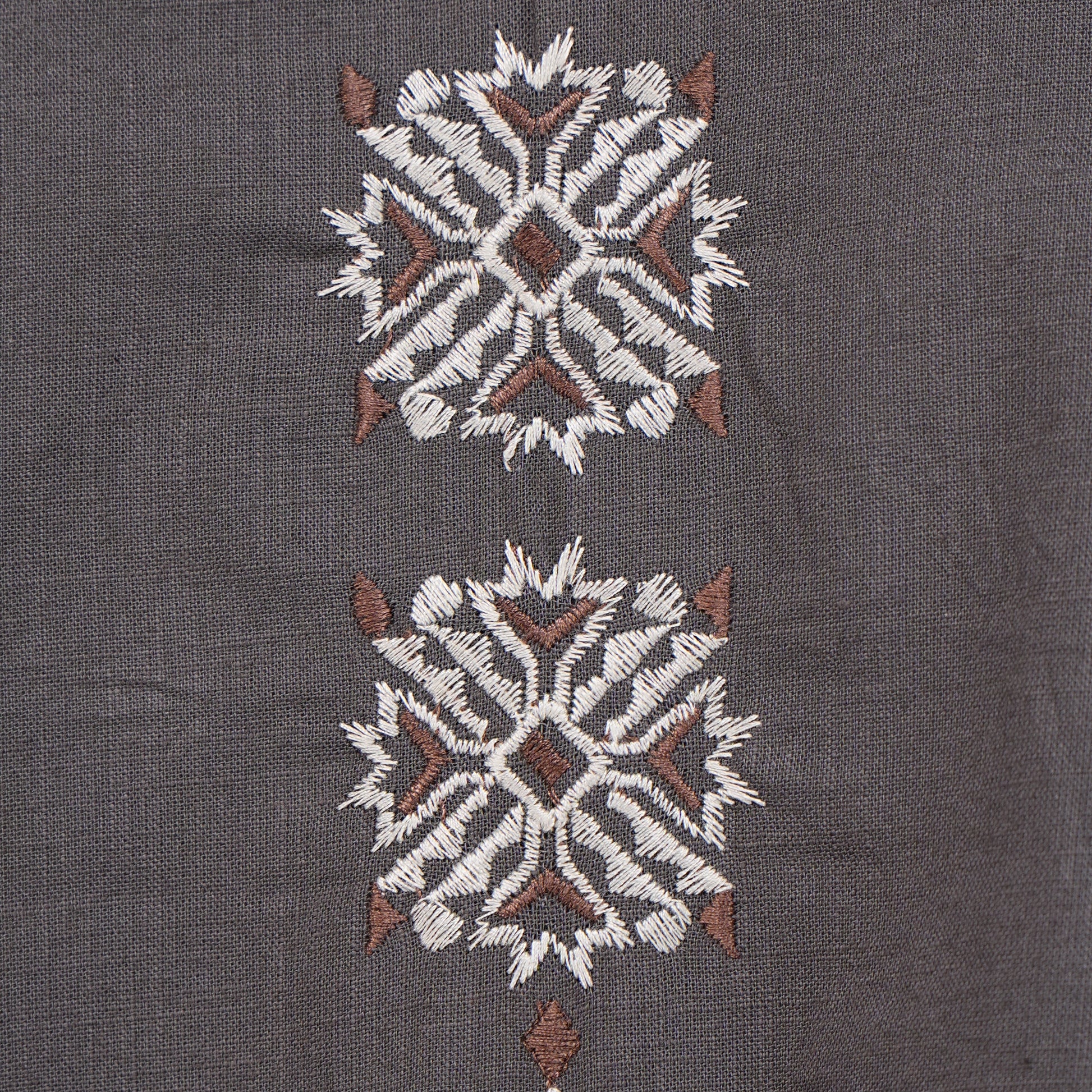 Cotton Embroidered Straight Kurta