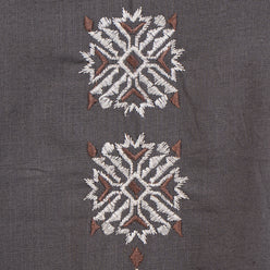 Cotton Embroidered Straight Kurta