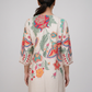 Printed V-Neck Straight Kurta