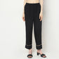 Straight Fit Mid Rise Pants