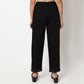 Buy Women Straight Fit Solid Ankle Length Mid Rise Pants  - Style Union