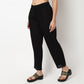 Buy Women Straight Fit Solid Ankle Length Mid Rise Pants  - Style Union