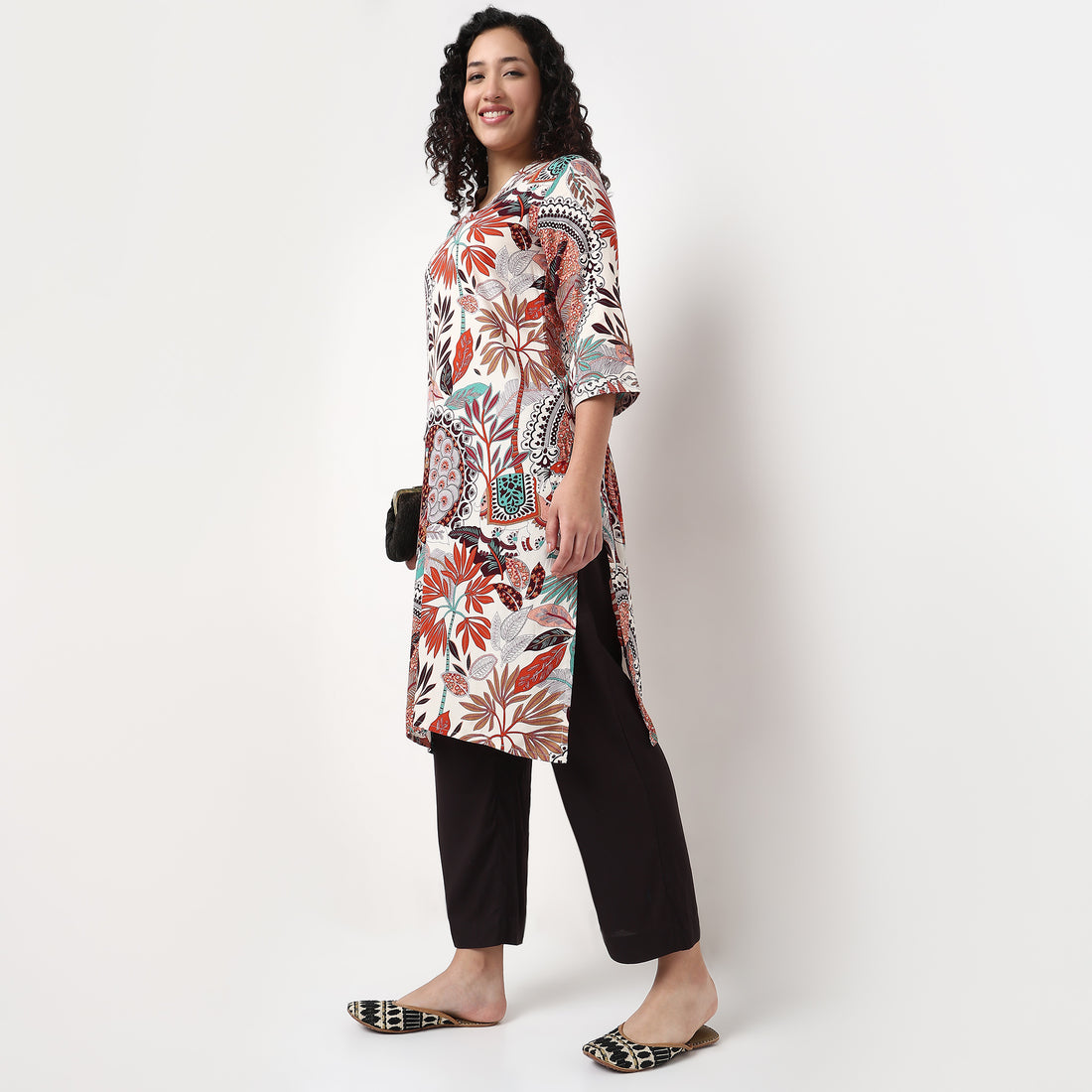 Ankle Length Straight Pants