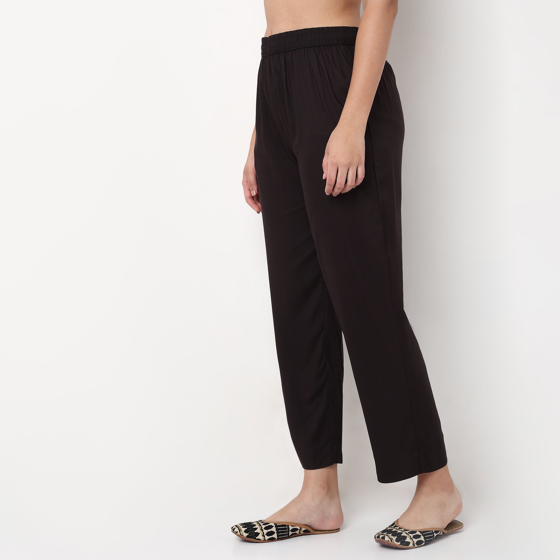 Ankle Length Straight Pants