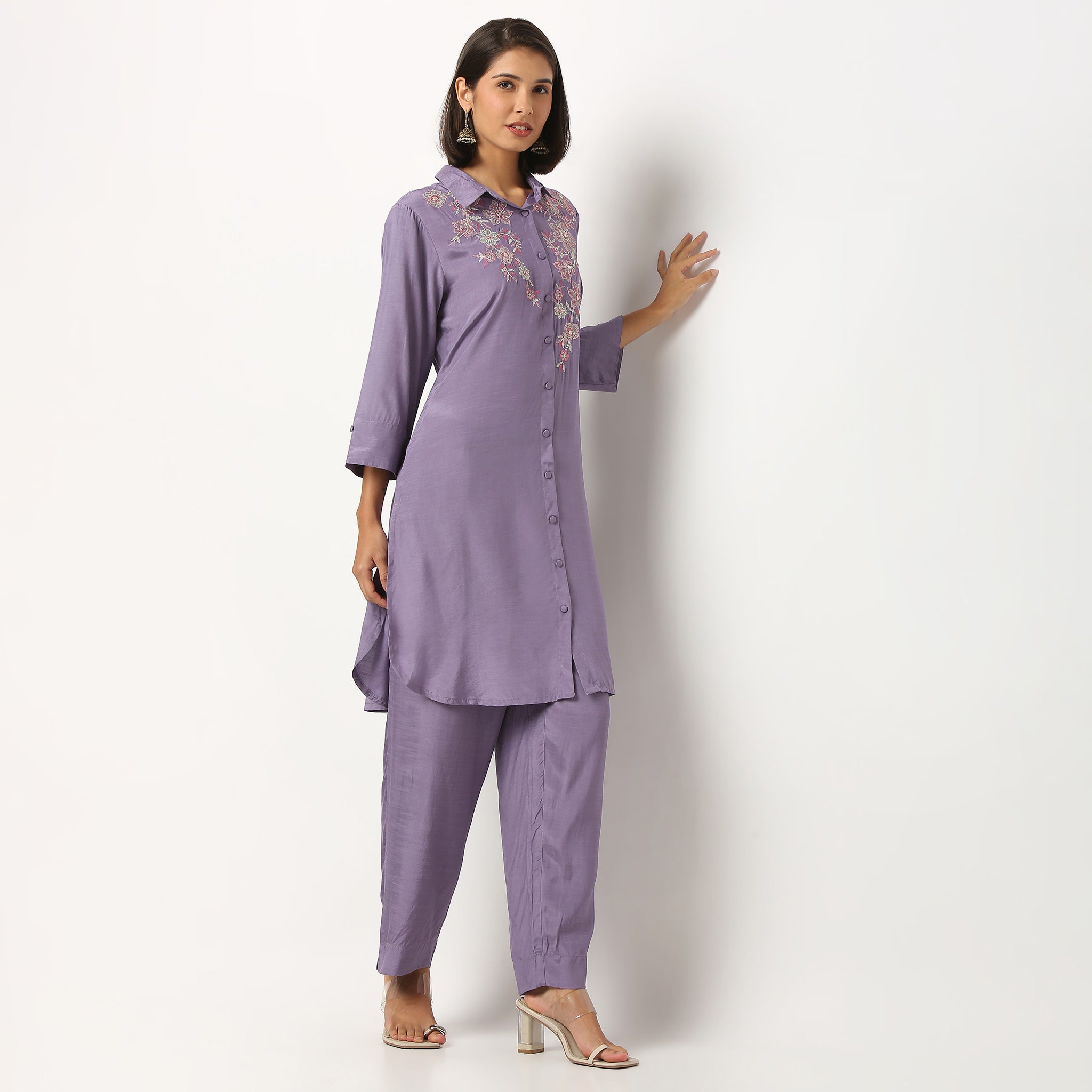 Viscose Ankle Length Travel Pants