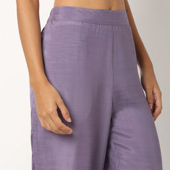 Viscose Ankle Length Travel Pants