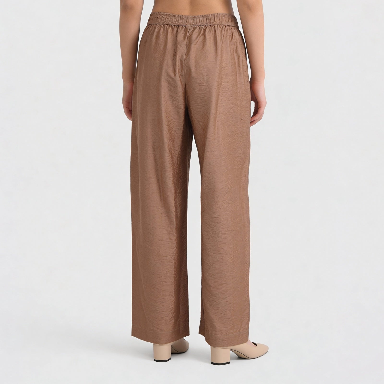 Viscose Nylon Solid Pant