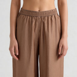 Viscose Nylon Solid Pant