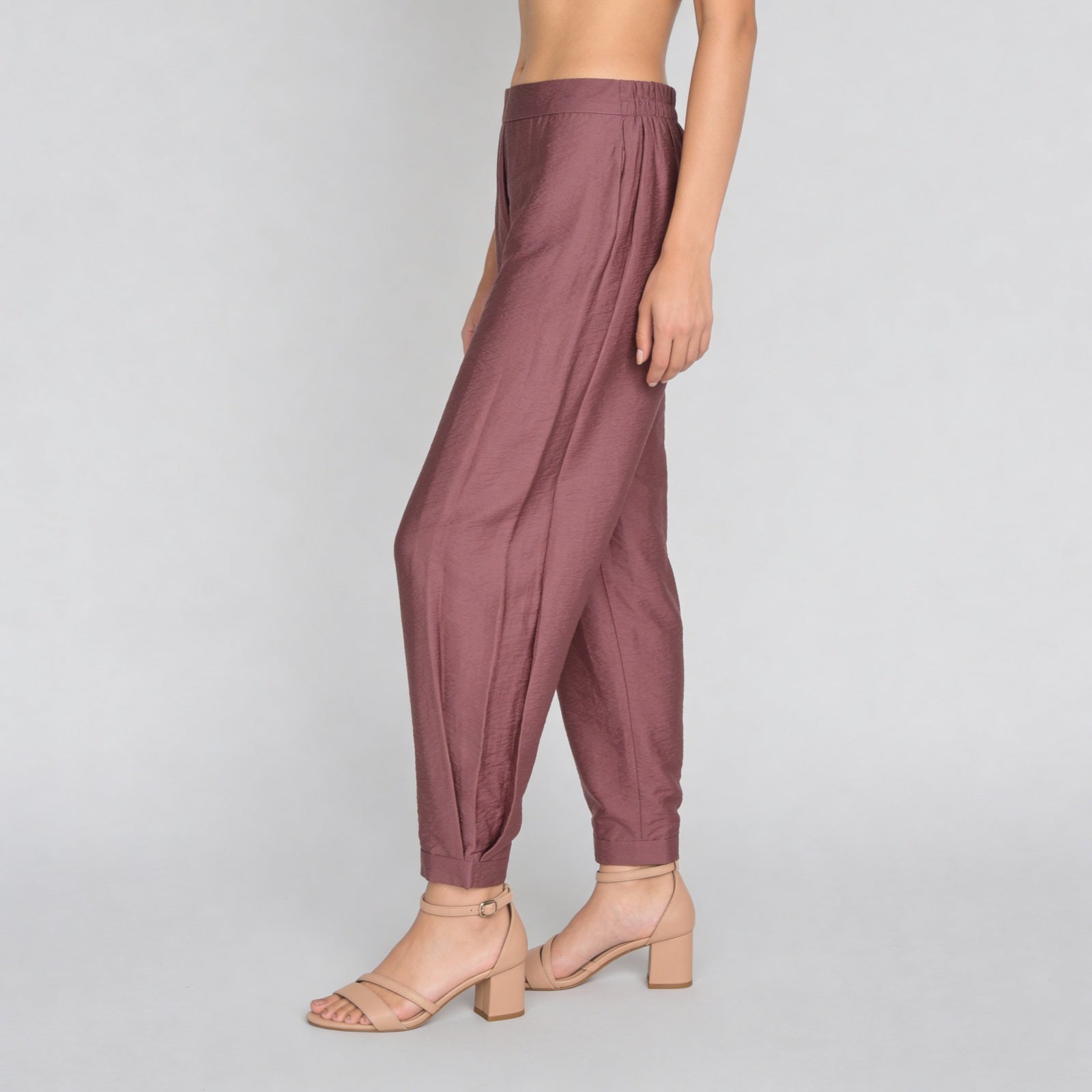 Ankle Length A-Line Flared Pants