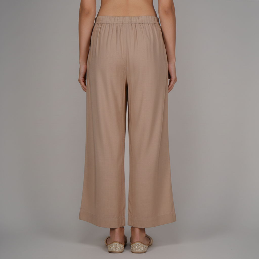 Solid Flared Pants