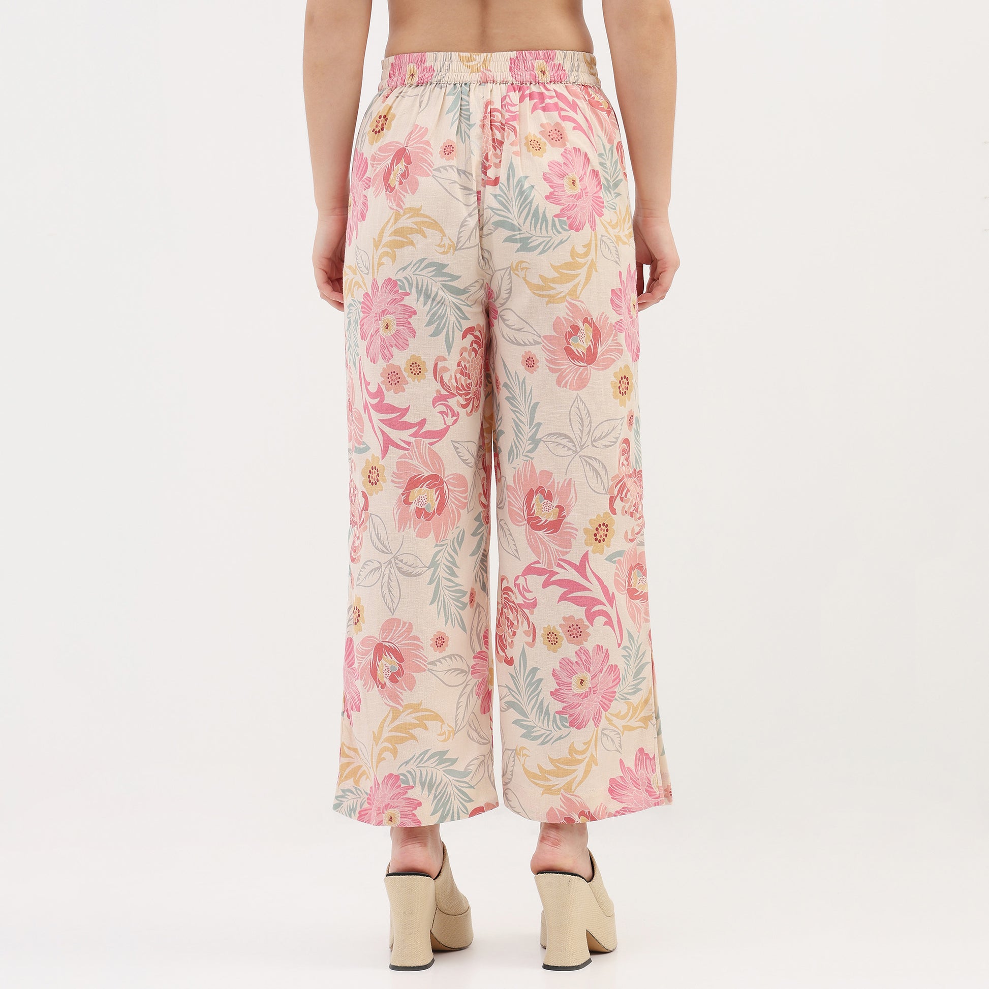 Woven Printed Straight Pants