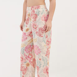 Woven Printed Straight Pants