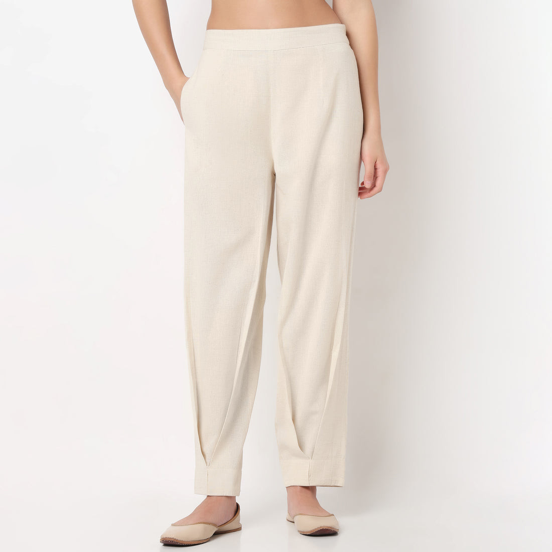 Woven Solid Pant