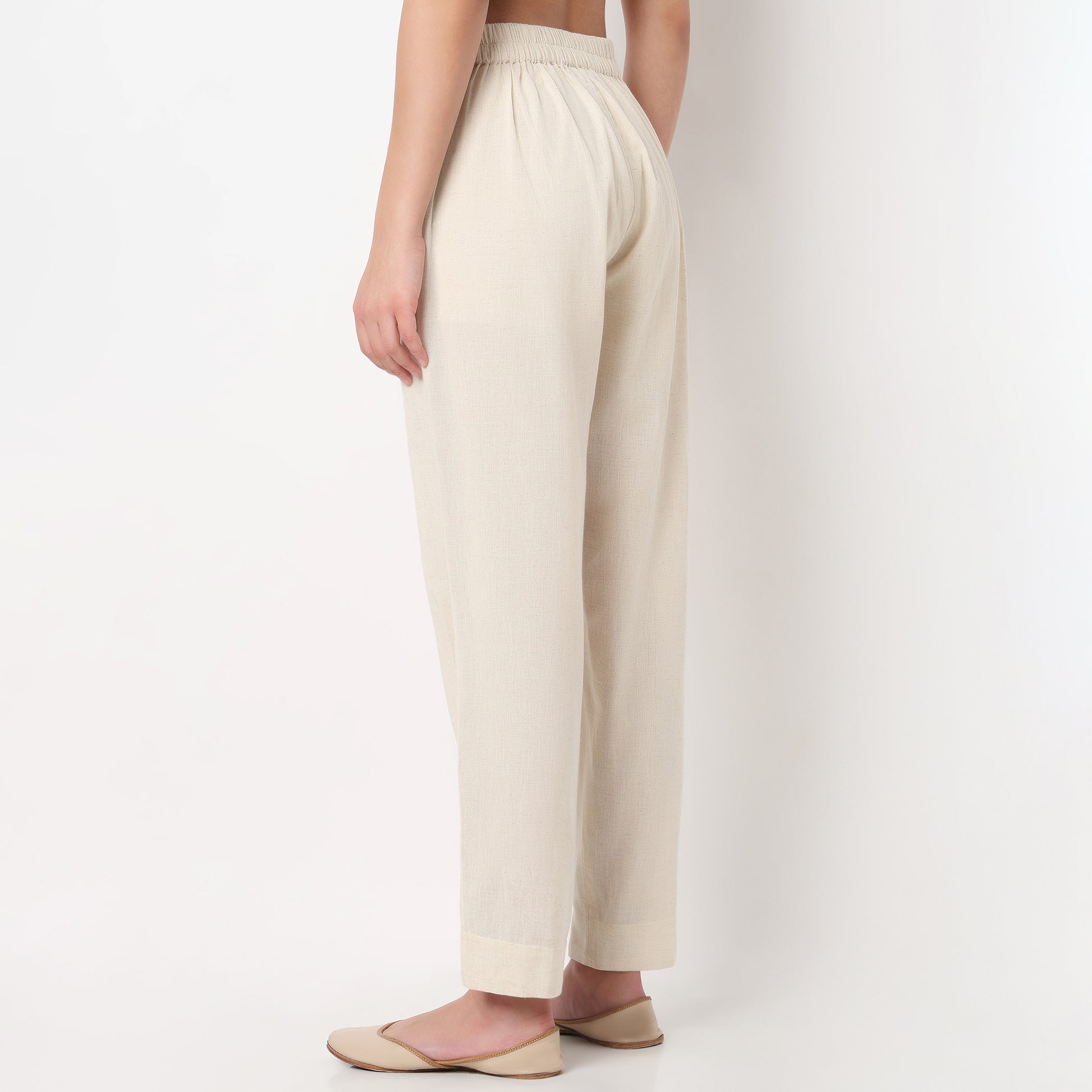 Woven Solid Pant