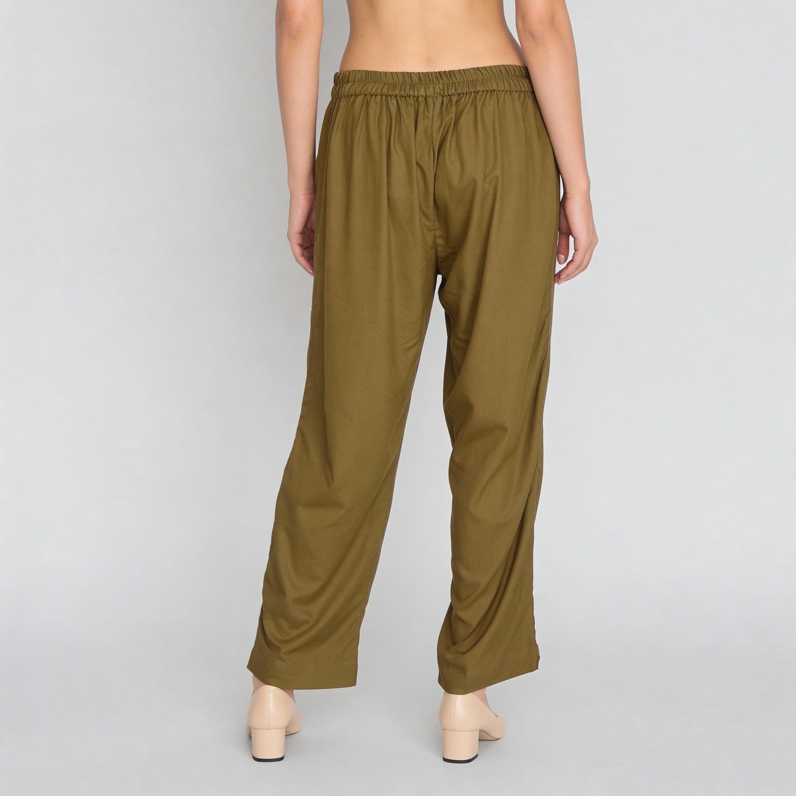 Ankle Length Straight Pants