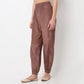 Solid Mid Rise Straigth Pants