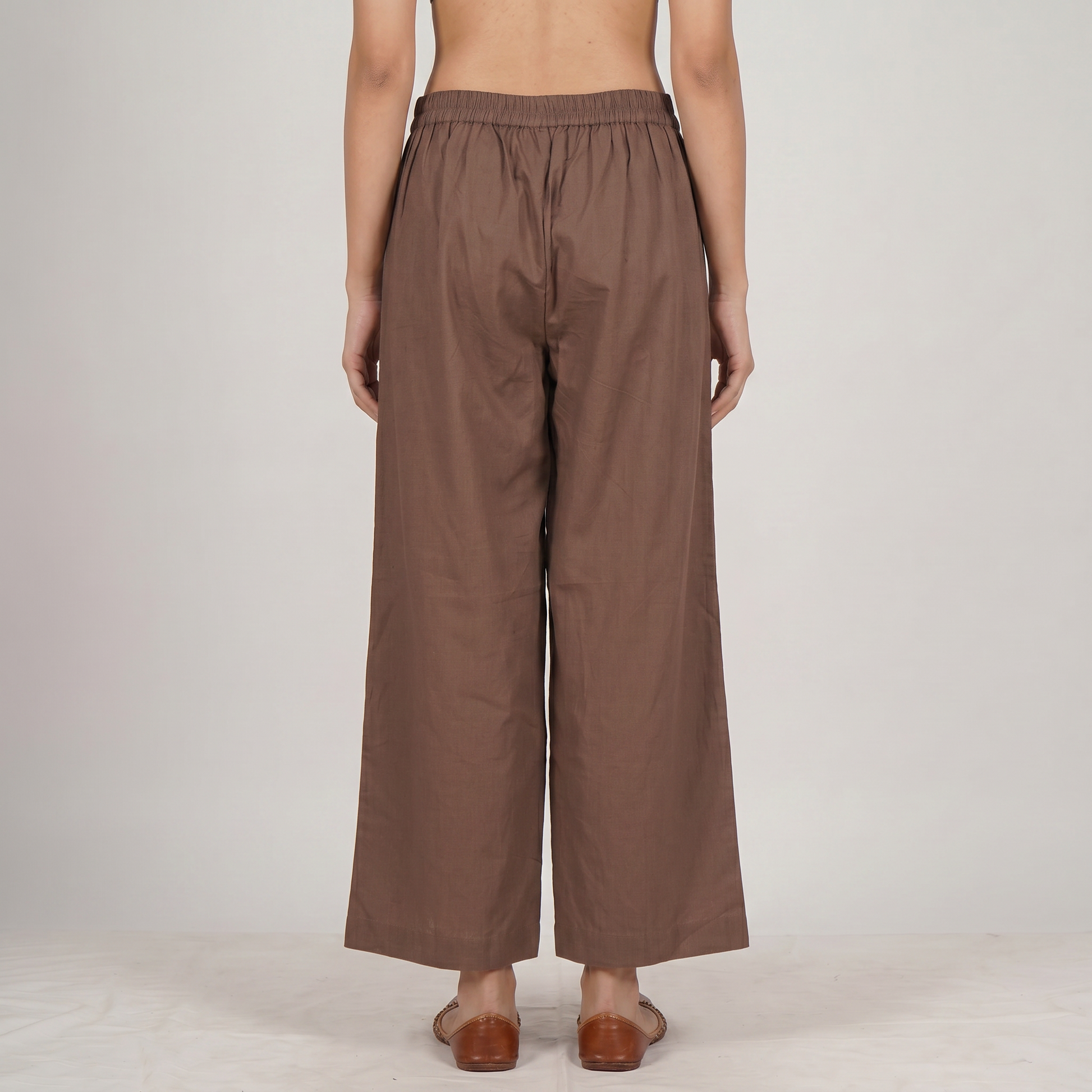 Cotton Straight Palazzo