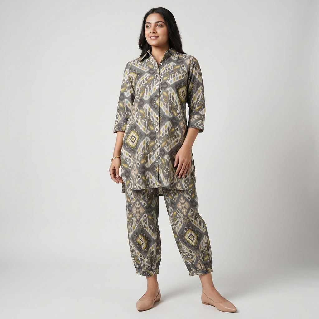 Printed Afghani Pant