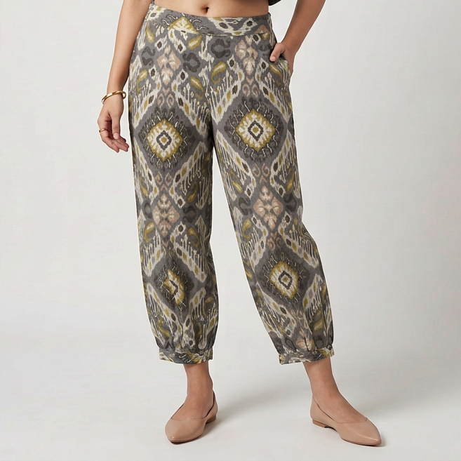 Printed Afghani Pant