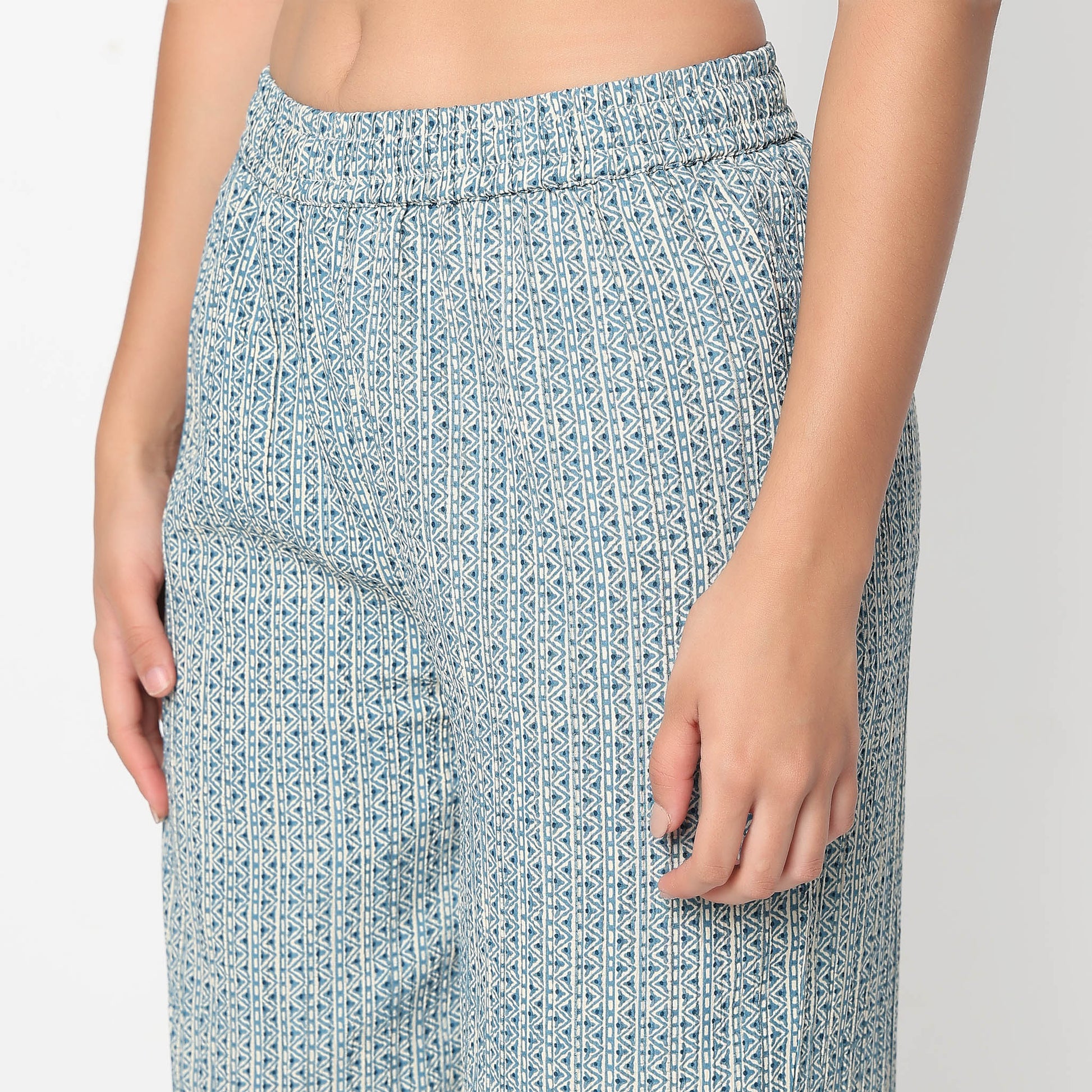 Regular Fit Printed Camp Collar Kurta with Pant Set