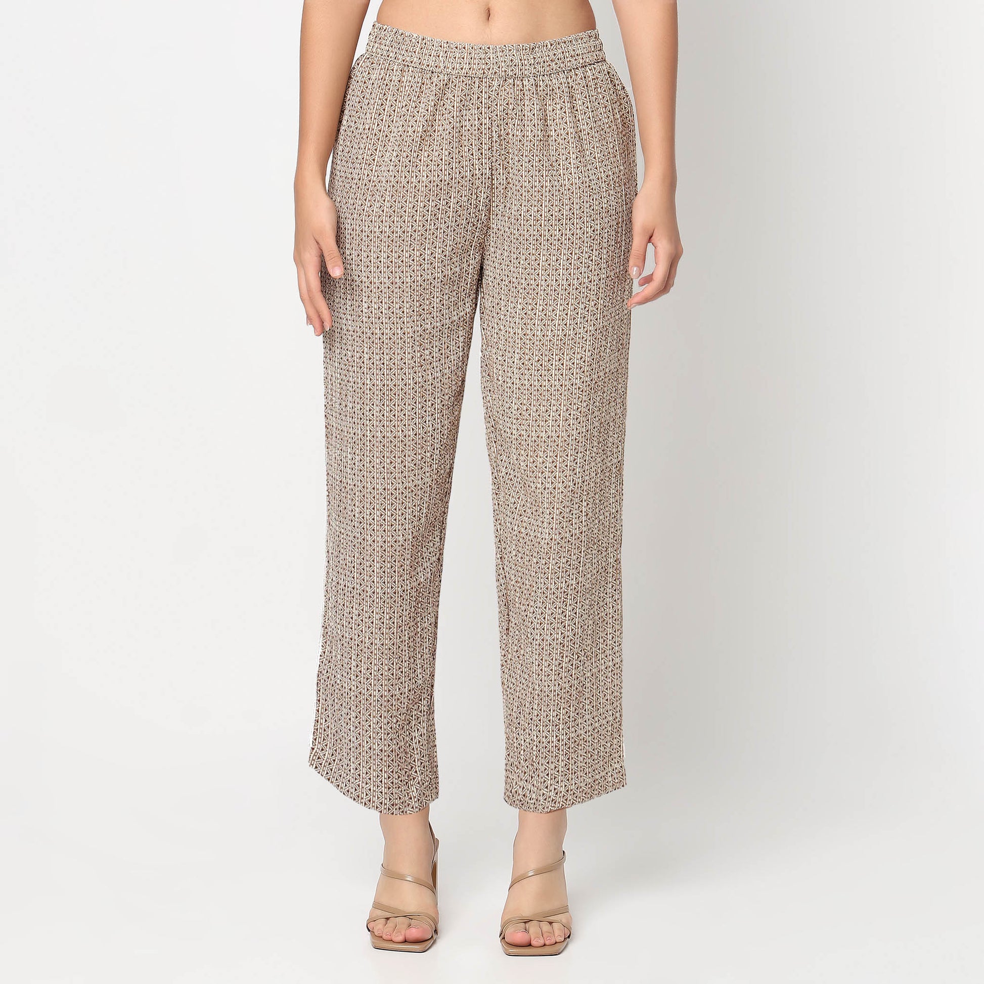 Regular Fit Printed Camp Collar Kurta with Pant Set