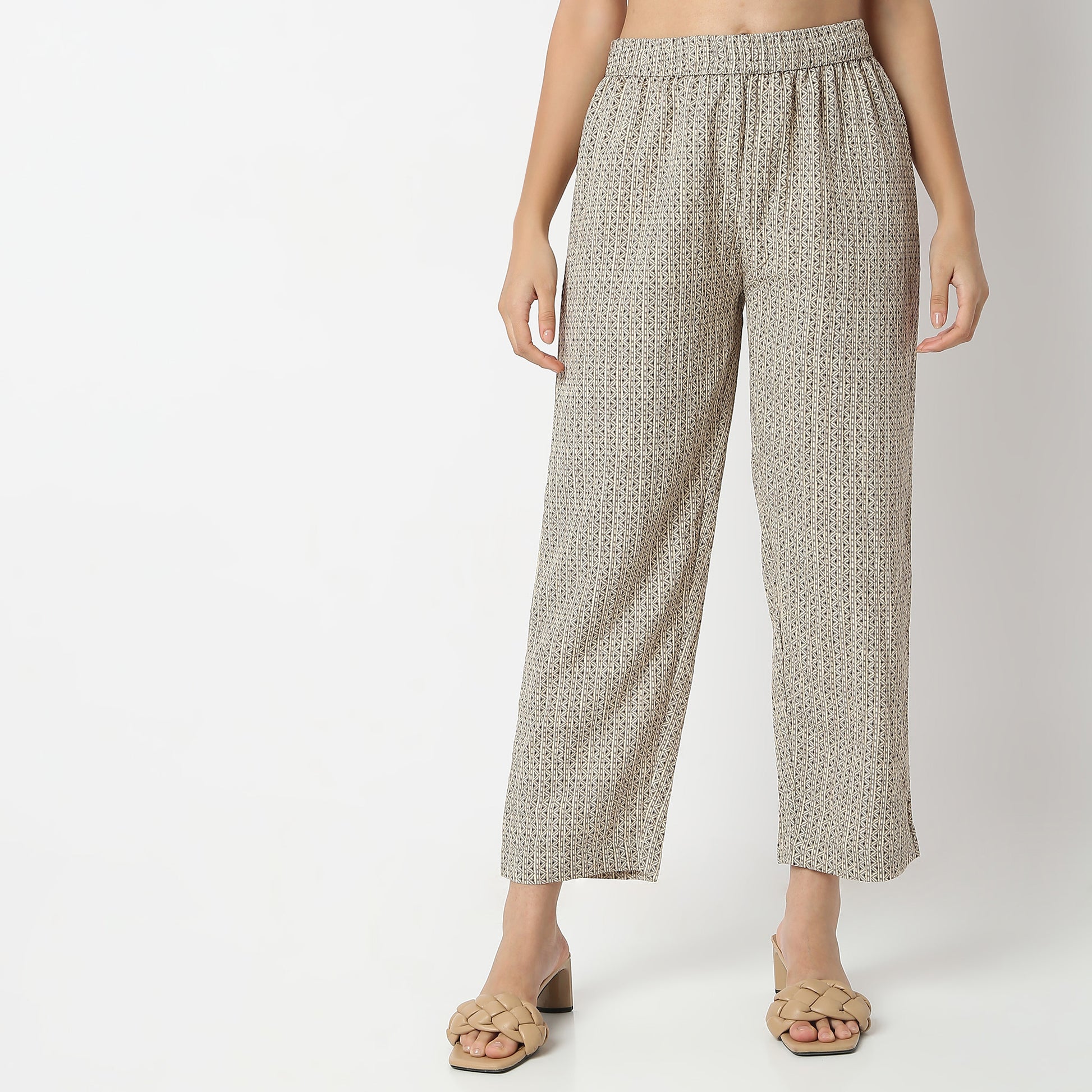 Regular Fit Printed Camp Collar Kurta with Pant Set