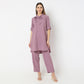 Straight Fit Tie-Up Coordinated Code Kurta with Pant Set