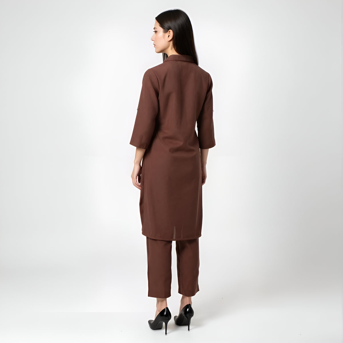 Camp Collar Kurta and Pant Set