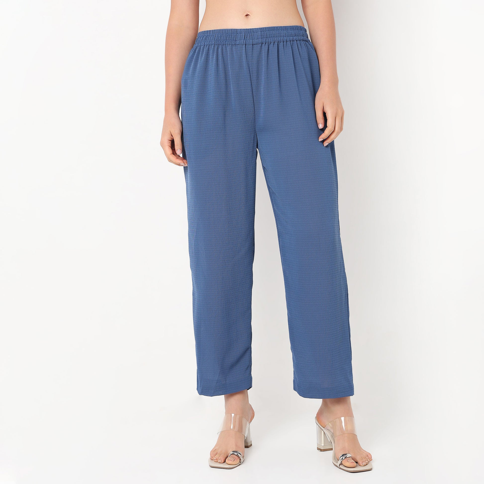 Straight Fit Solid Workwear Kurta with Pant Set