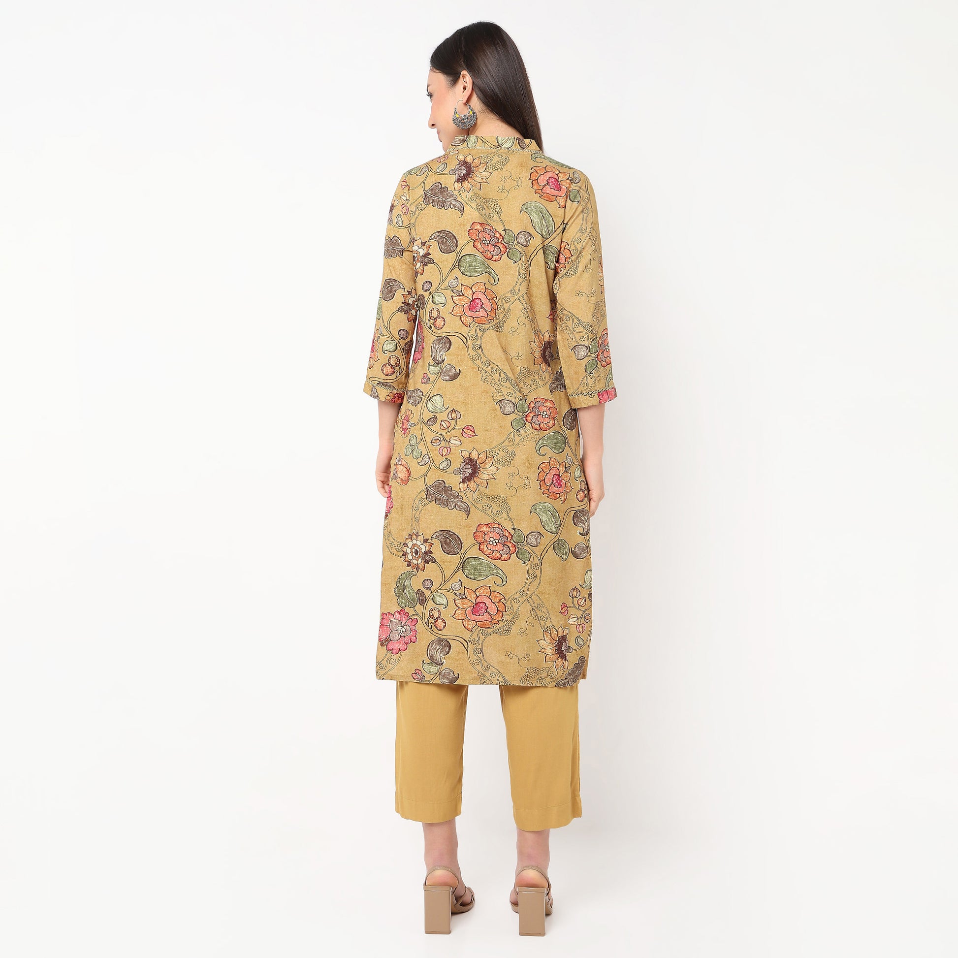 Cultural Kalamkari Printed Kurta Set