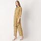 Straight Fit Printed Shirt Collar Kurta with Pant Set