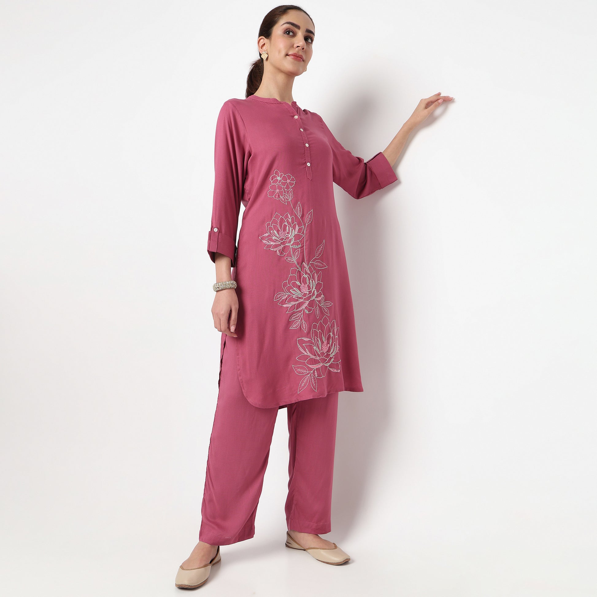 Printed Kurta with Pant Set