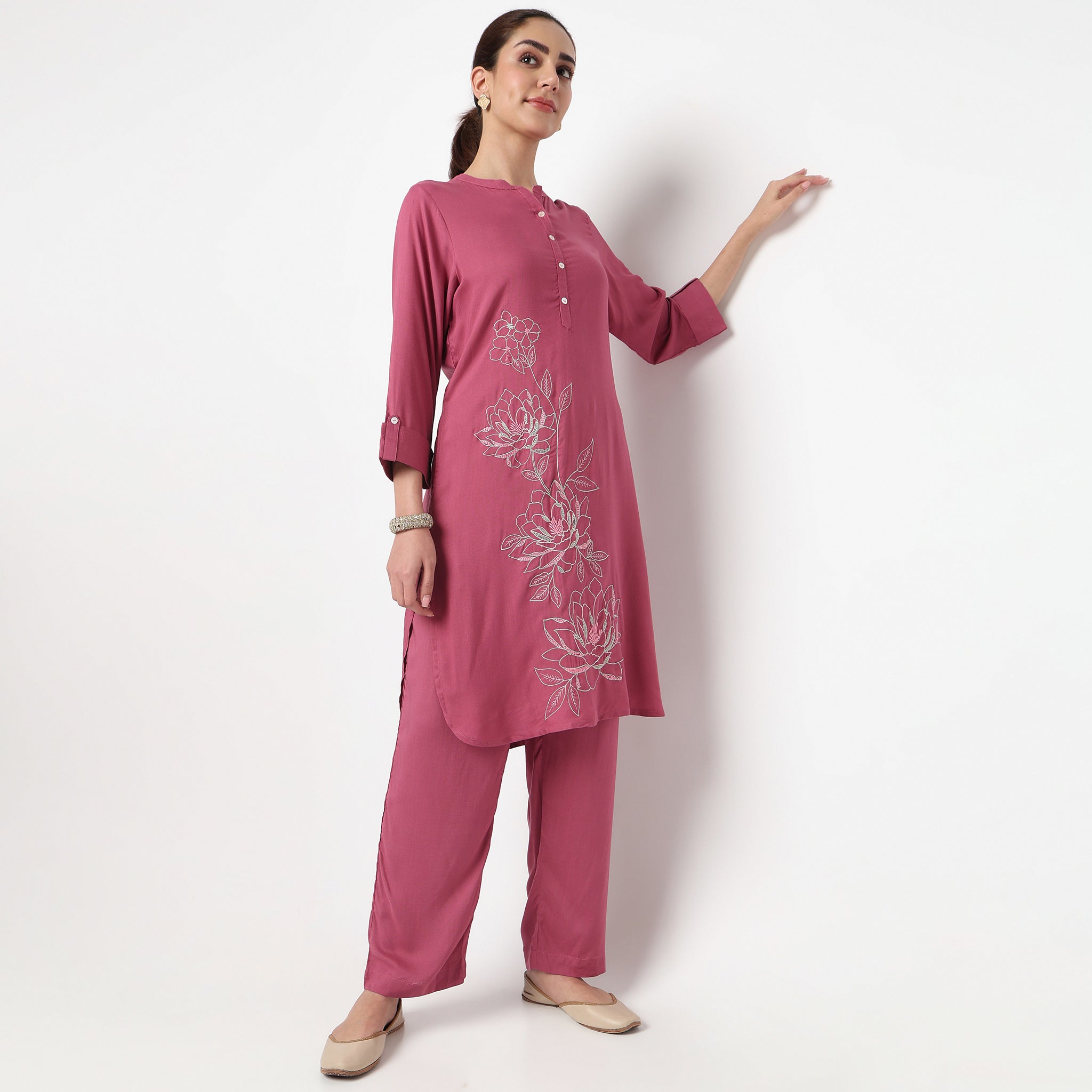 Printed Kurta with Pant Set