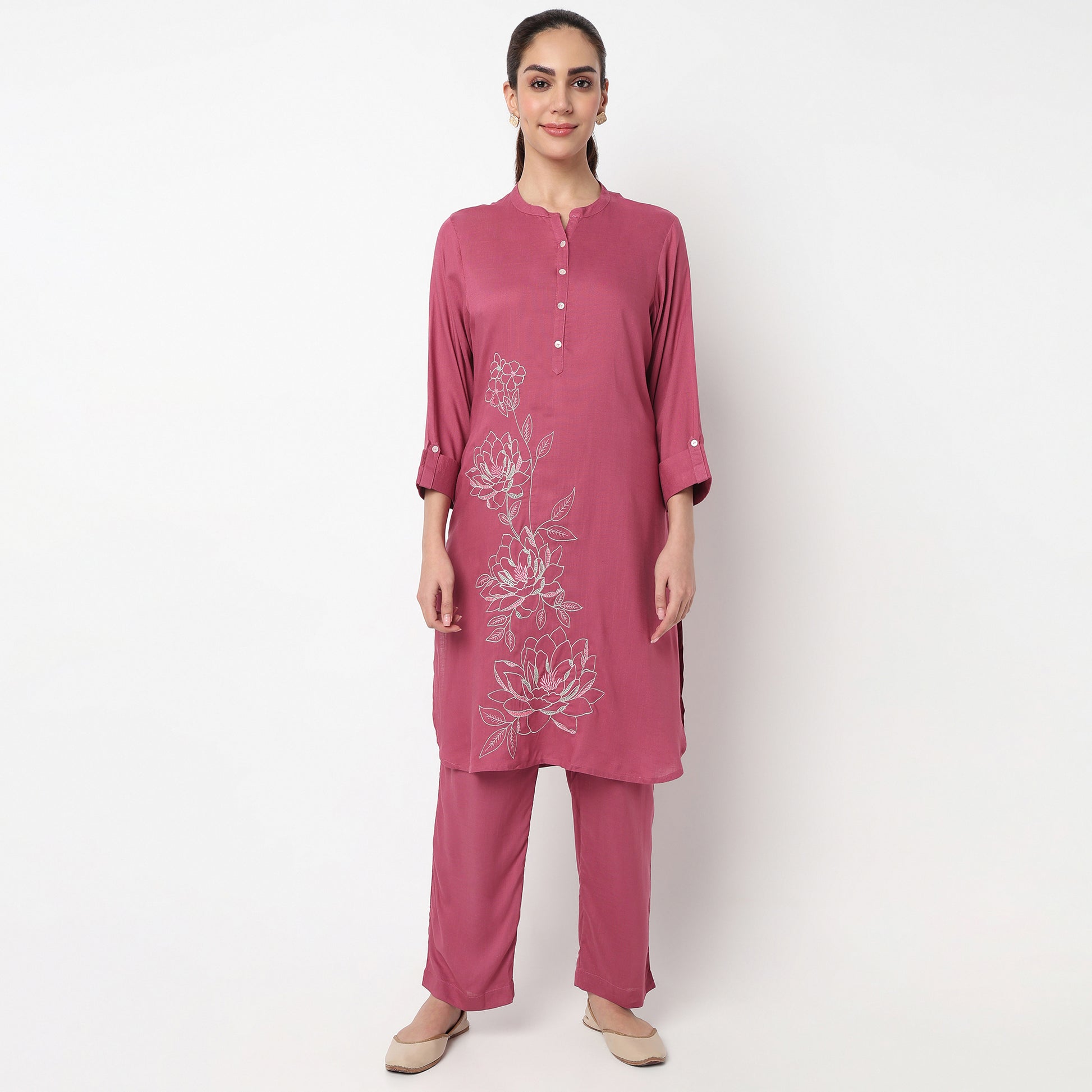 Printed Kurta with Pant Set