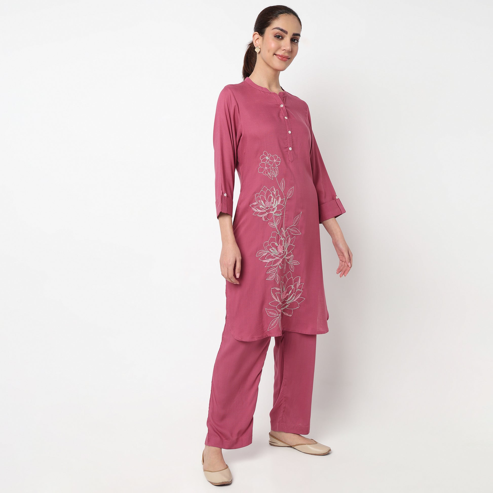 Printed Kurta with Pant Set